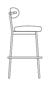 Plano técnico de Taburete Nº 00