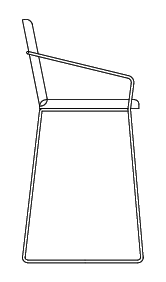 Plano técnico de Taburete Nº 01